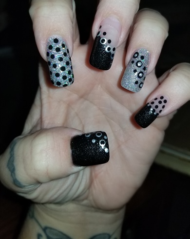 Black and Silver