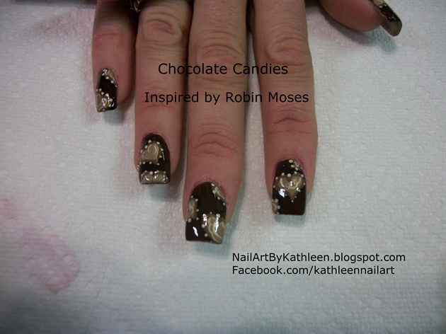 Chocolate Themed Nail Art - wide 2