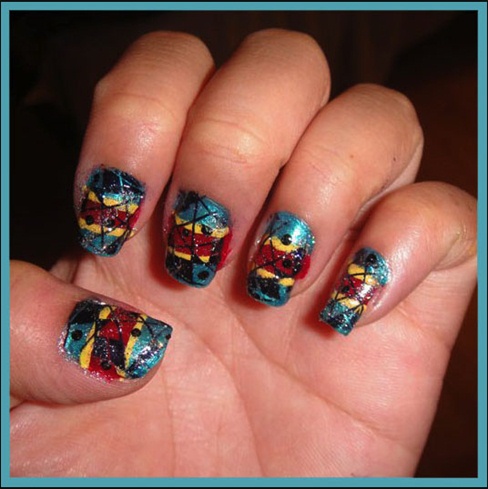 Pendleton Meets Opening Ceremony Nail Ar
