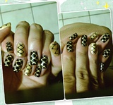 Black and Gold Dots