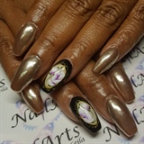 Coffin acrylic nails