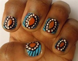 Abstract Colourful Nails
