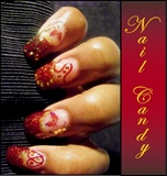 Red &amp; Gold Whimsey
