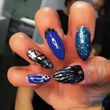 Bluesome Funky Nails 