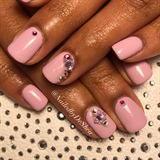 Diamonds On Soft Pink