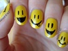Smiley face nails