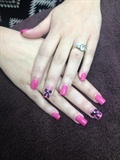 Hot Pink Nails!