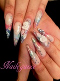 Its A Boy/Girl Thing Stiletto Nails