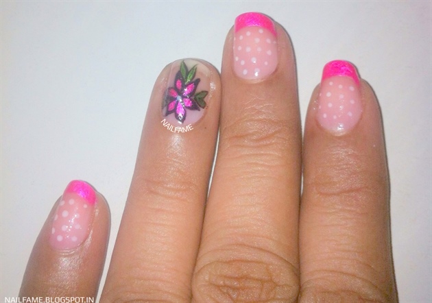 FRENCH FLOWER AND DOTS