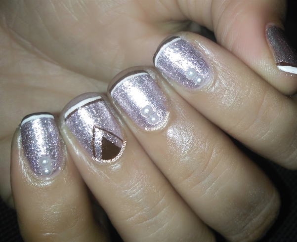FRENCH TIPS AND TRIANGLE