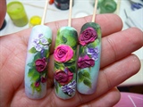 one bead 3d roses