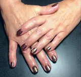 Gelish Manicure With Accent Nails