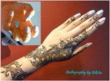 Nail art and henna design
