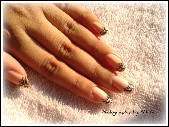 Stamped french tips