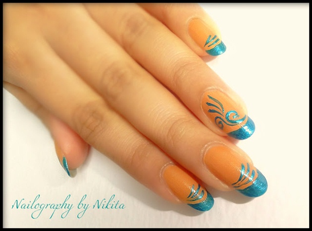 5. Bold and Colorful Freehand Nail Art - wide 1