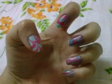 Water-Marble nails
