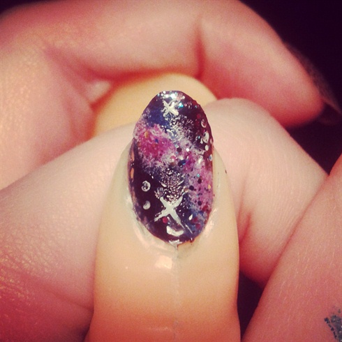 Practising my Galaxy Nails