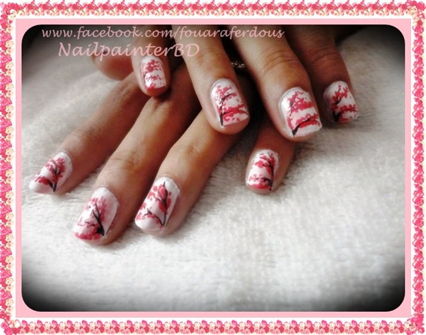 Cherry Blossom Nails 