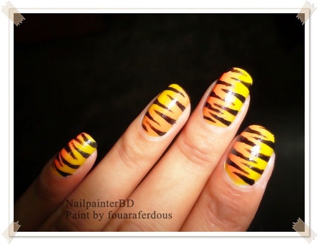 Animal print nails