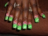 Quittas Lime Green Nails