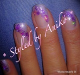 Purple-Glitter Highlights