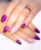 Thermo-Gel - Violet Glitter &amp; Pink...