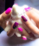 Pink Mermaid Nails