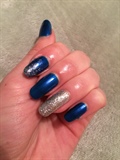 Blue And Silver Modern Design 