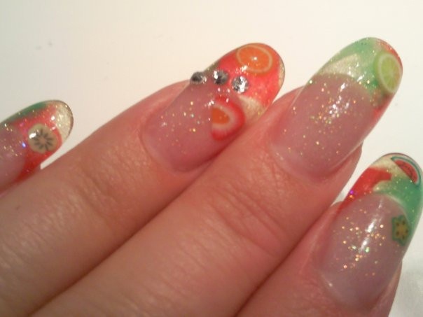 3D Fruit Nail Art Stickers - wide 6