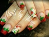 Strawberry nail art 