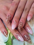 Leopard mix nails 2