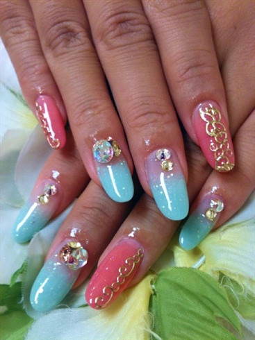 Rococo style nails