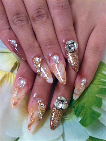 Acrylic Marble nails
