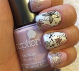 Light Pink With Flower Decals