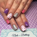 Pink, purple and polka dots!