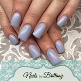 Lilac matte nails
