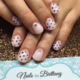 Light pink polka dots