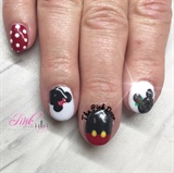 Hand Painted Disney Nails