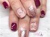 Rose Gold Snowflakes 