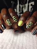 Black And Neon Yellow