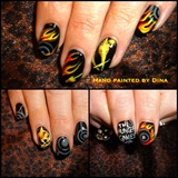 THE HUNGER GAMES NAILS FOR DONNA