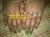 Music nails..inspired By Robin Moses