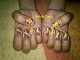 brown nd gold