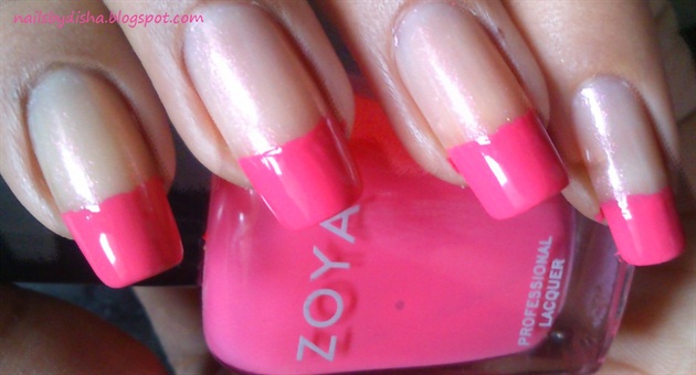 I did these french tips with Zoya ZP440