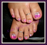 Pink and Purple Toes