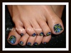 Navy Blue Toes