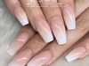 Pink and white ombr&#233; 
