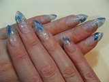 turquoise edge nails