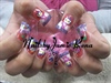 Hello Kitty V-Day DuckFeet Hand Painted