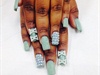 Cute Girly Mint Nails 